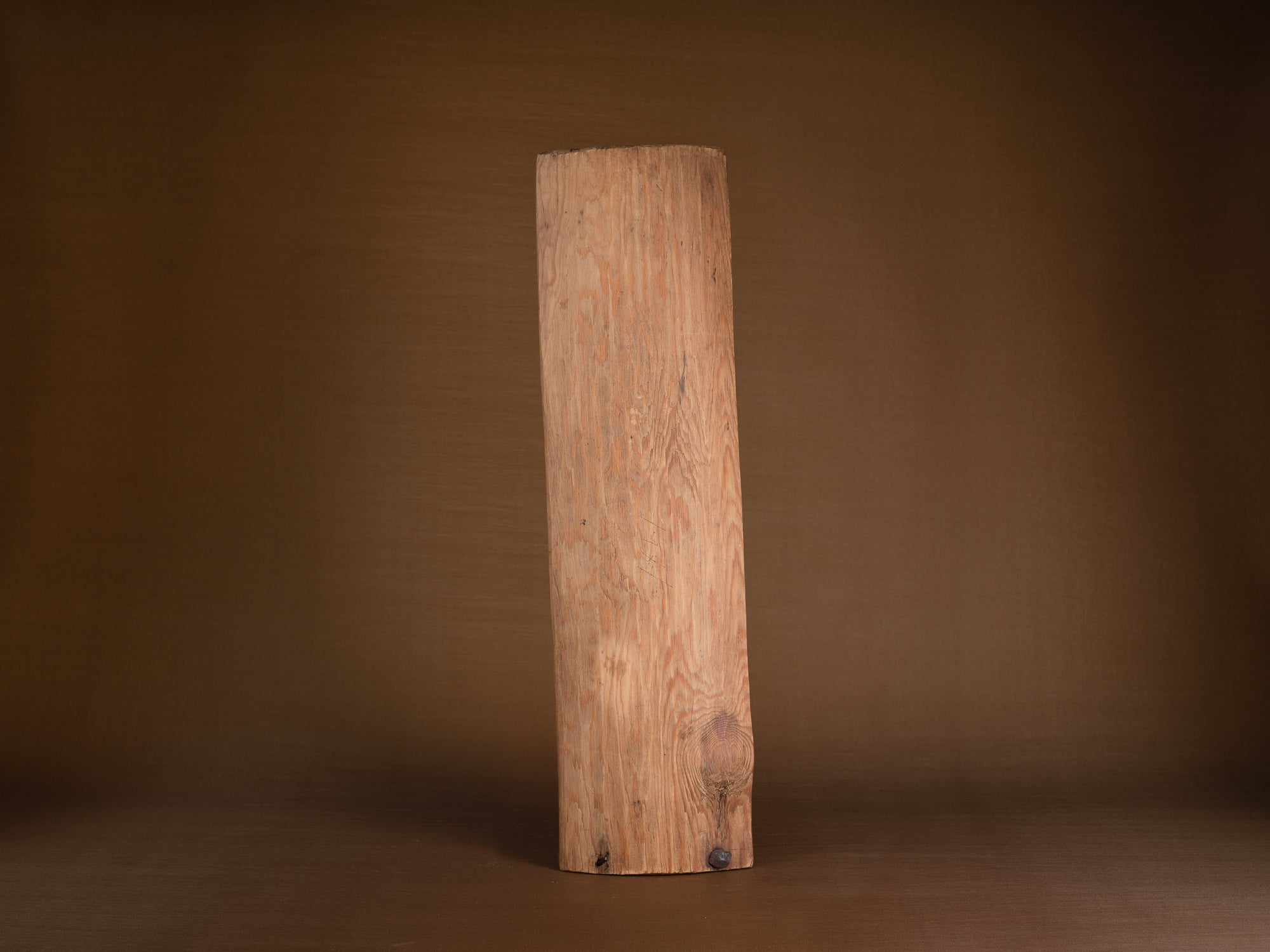 Planche à laver monoxyle en bouleau, Suède (1851)..Peasant birch washboard, Sweden (1851)