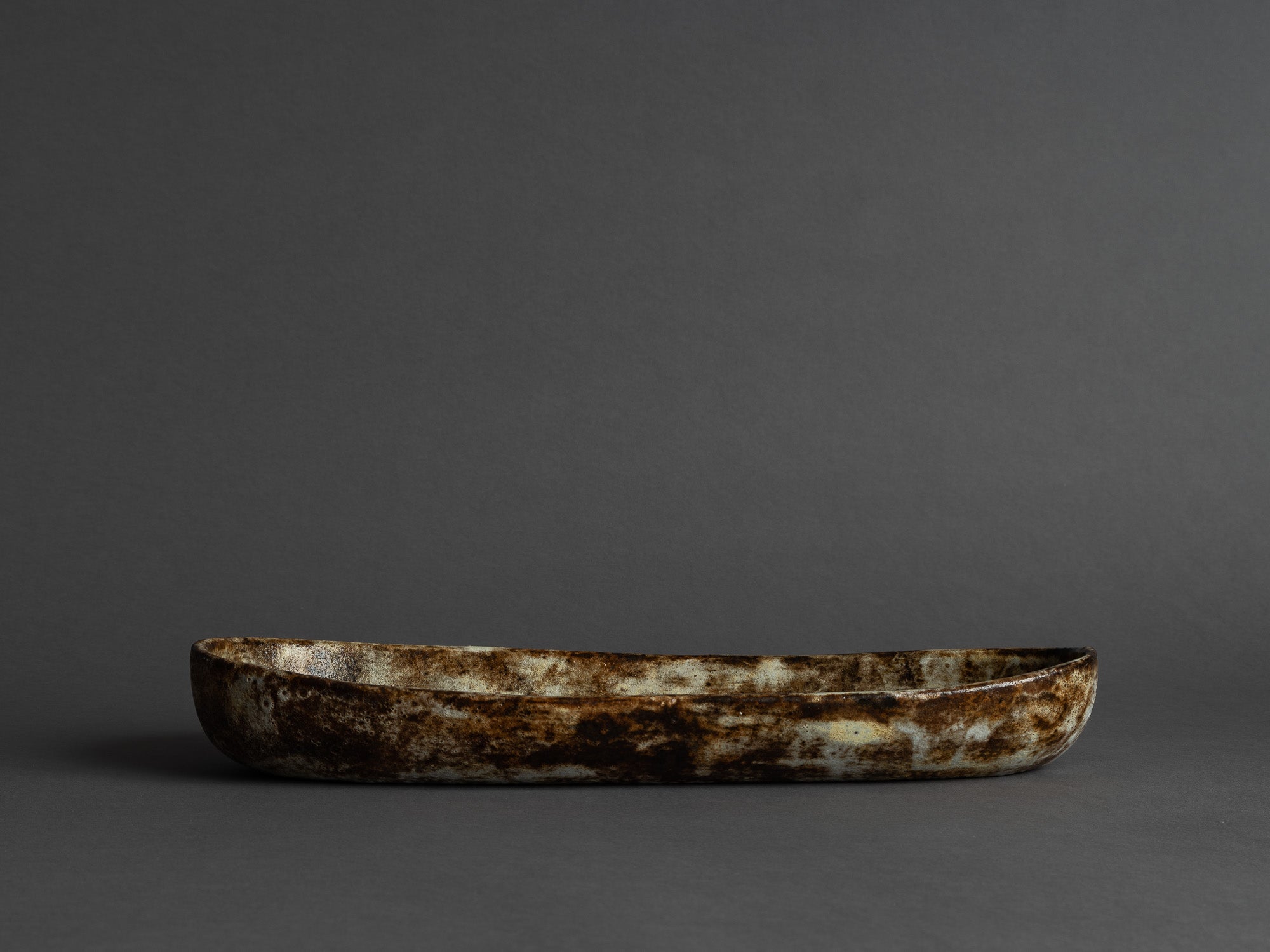 Grande coupe d'Alexandre Kostanda, France (vers 1960)..Large Bowl by Alexandre Kostanda, France (circa 1960)