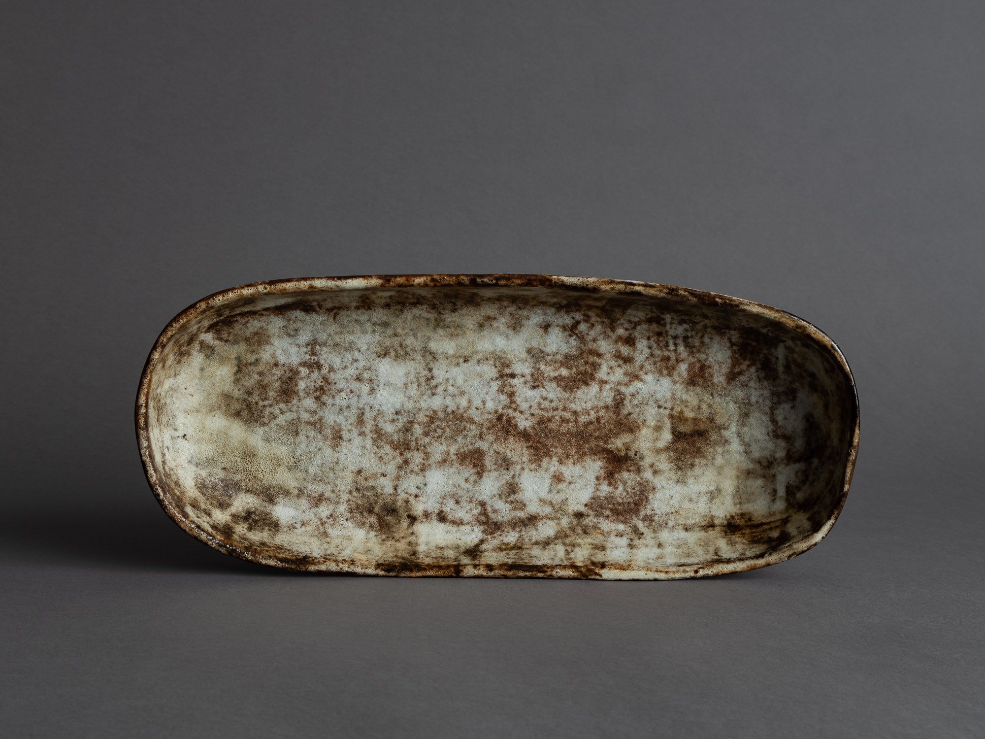 Grande coupe d'Alexandre Kostanda, France (vers 1960)..Large Bowl by Alexandre Kostanda, France (circa 1960)