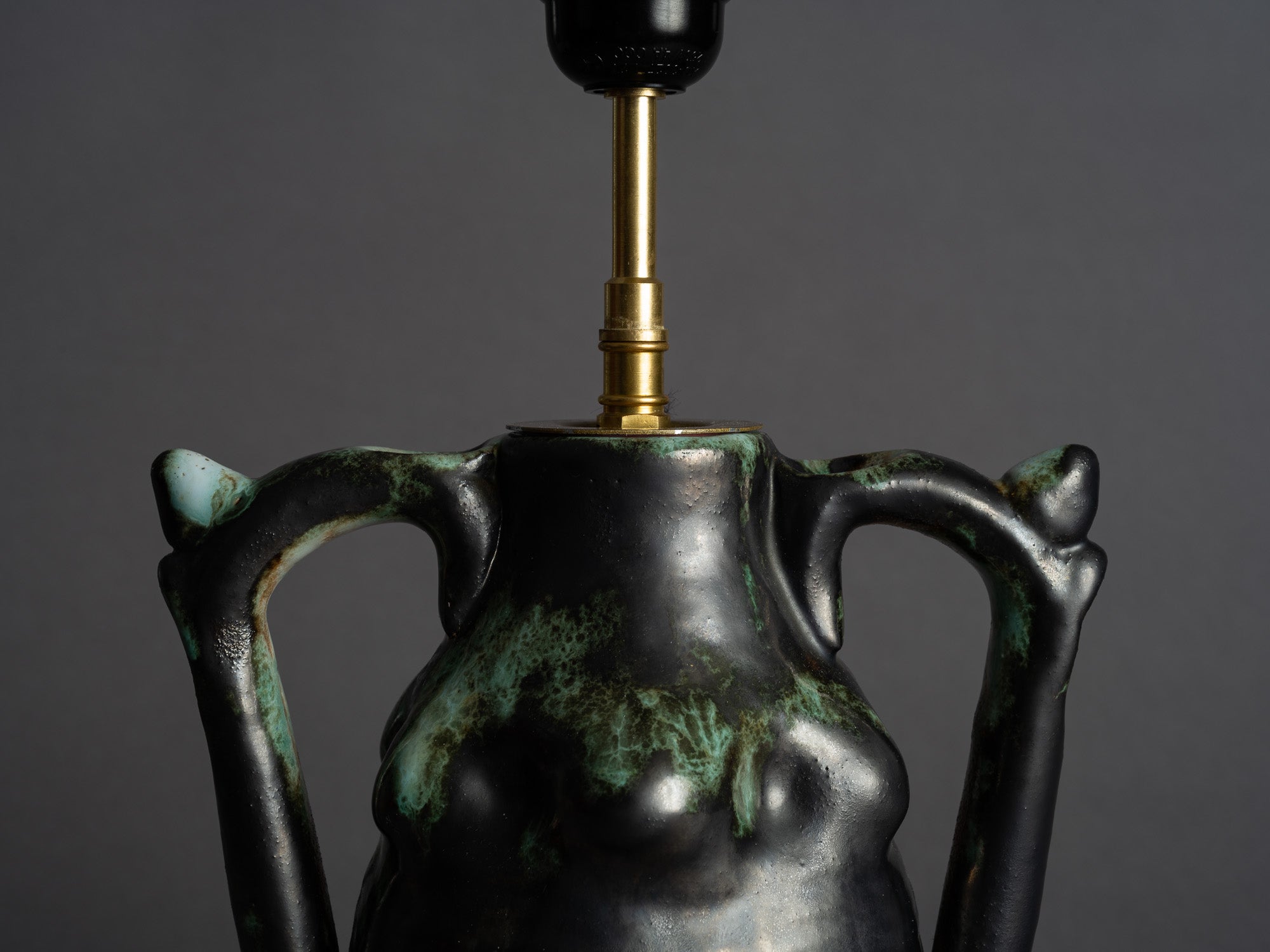 Lampe d'Alexandre Kostanda pour Louis Giraud à Vallauris, France (vers 1949)..Biomorphic Lamp by Alexandre Kostanda for Louis Giraud in Vallauris, France (circa 1949)