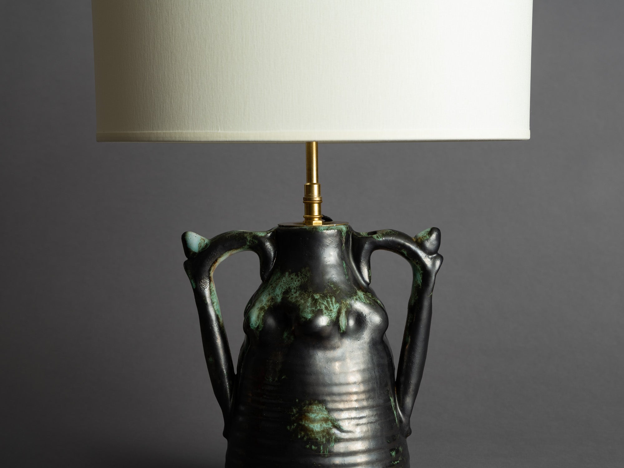 Lampe d'Alexandre Kostanda pour Louis Giraud à Vallauris, France (vers 1949)..Biomorphic Lamp by Alexandre Kostanda for Louis Giraud in Vallauris, France (circa 1949)