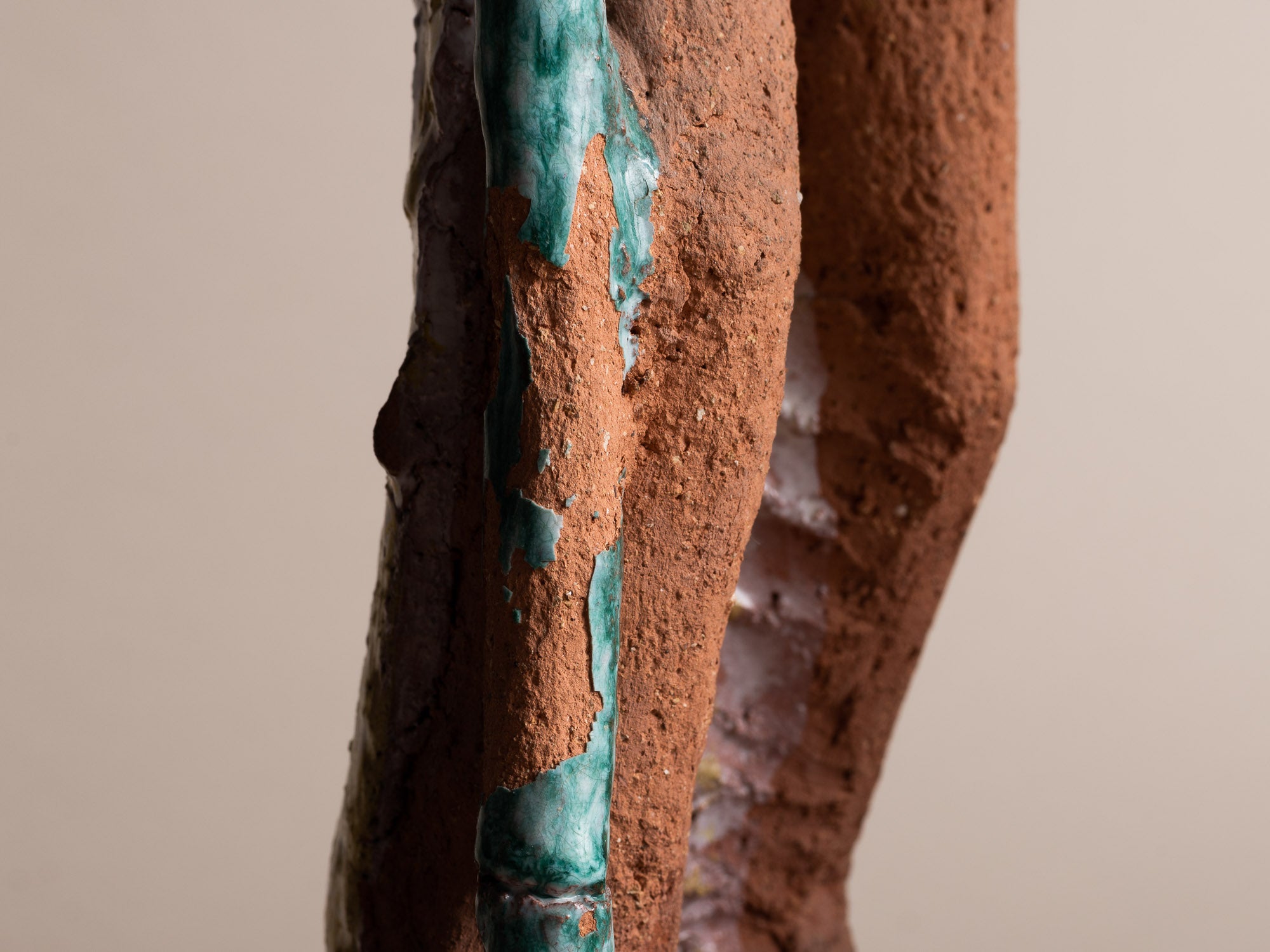 Exceptionnelle sculpture de Marino Le Vaucour, France (1959)..Rare Clay Vallauris sculpture by Marino Le Vaucour, France (1959)