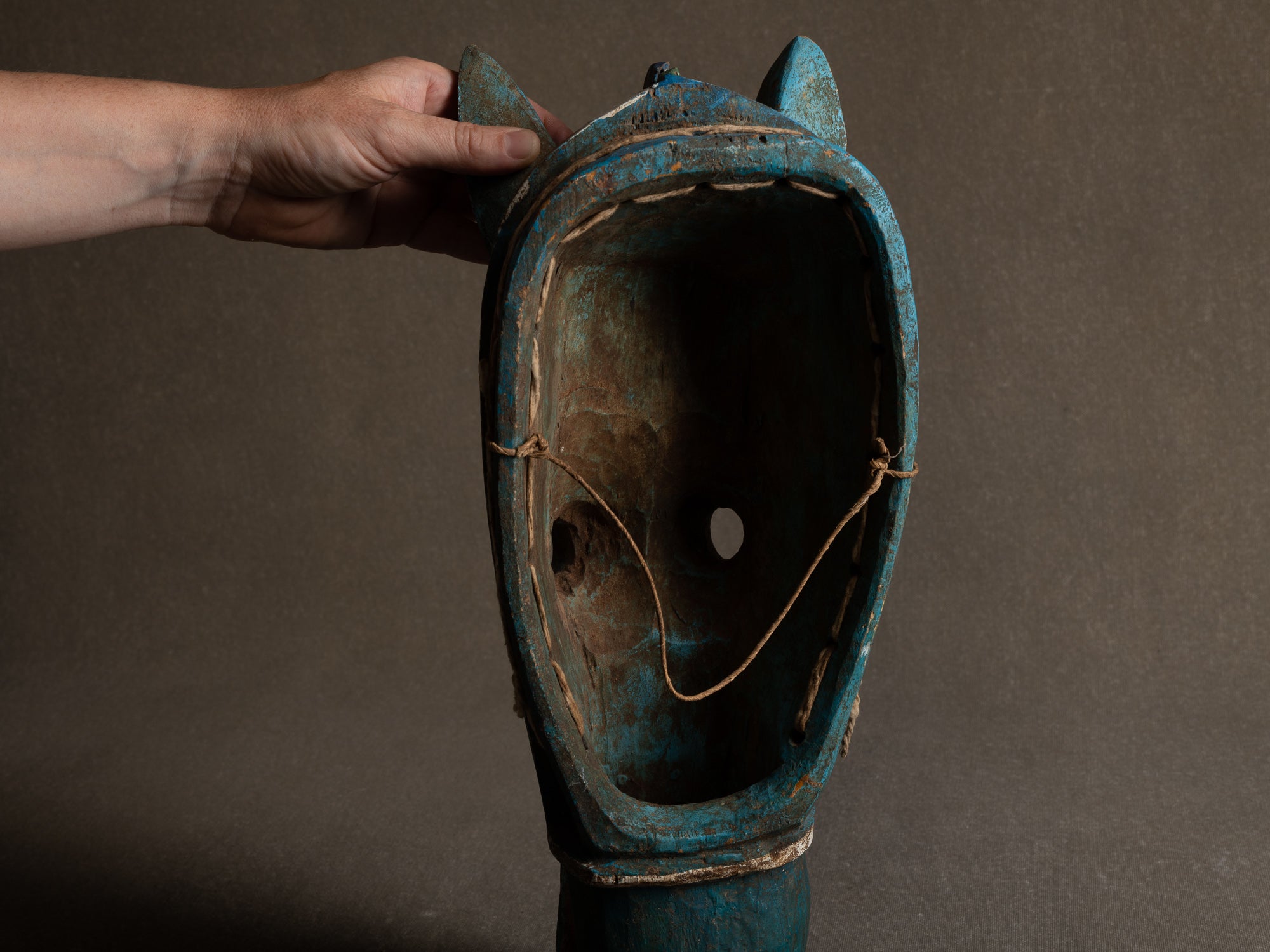 Masque rituel cheval‑antilope Bozo, Mali (deuxième partie du XXe siècle)..Ritual horse‑antelope Bozo mask, Mali (second half of the 20th century)