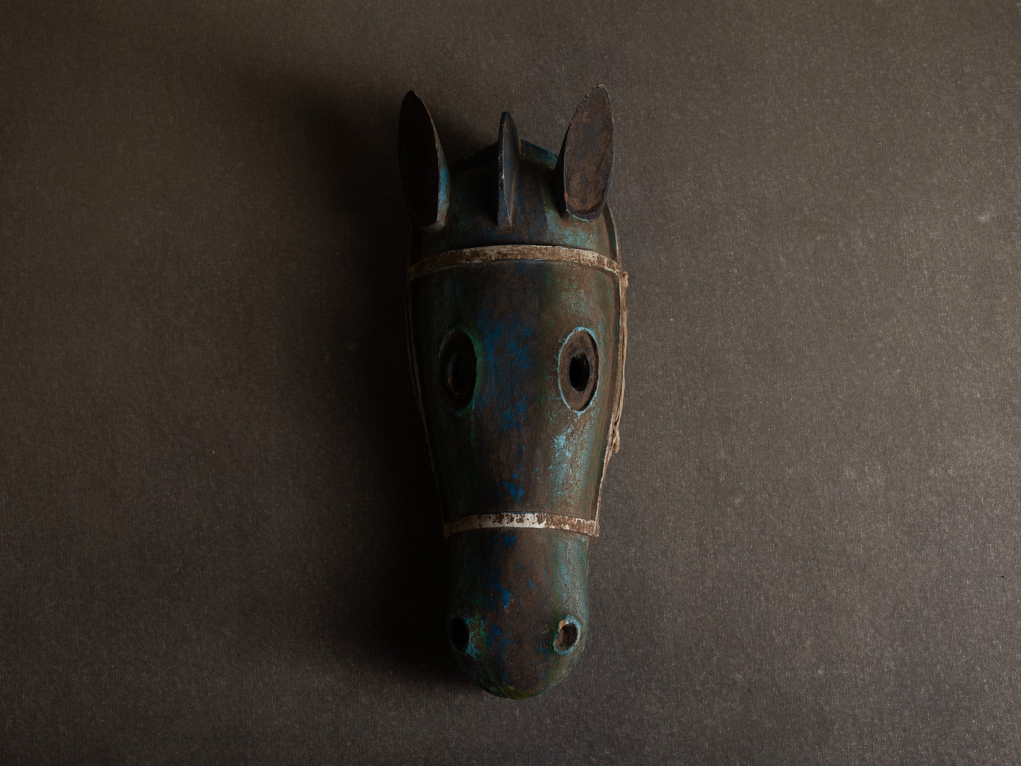 Masque rituel cheval‑antilope Bozo, Mali (deuxième partie du XXe siècle)..Ritual horse‑antelope Bozo mask, Mali (second half of the 20th century)