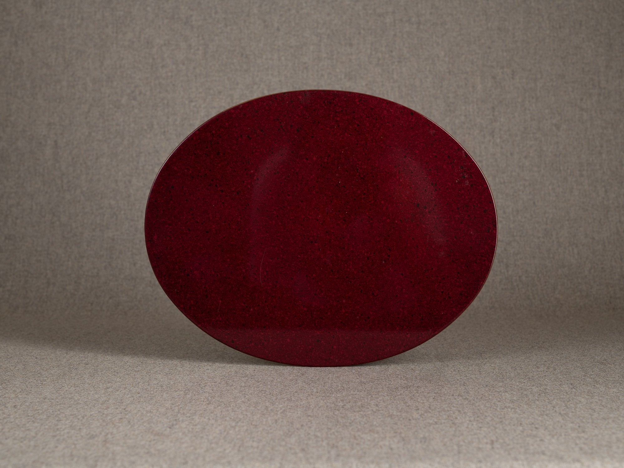 Plateau senchabon en laque urushi maki-e, Japon (Fin ère Showa)..ovoïd maki-e urushi lacquer senchabon tray, Japan (Showa era)