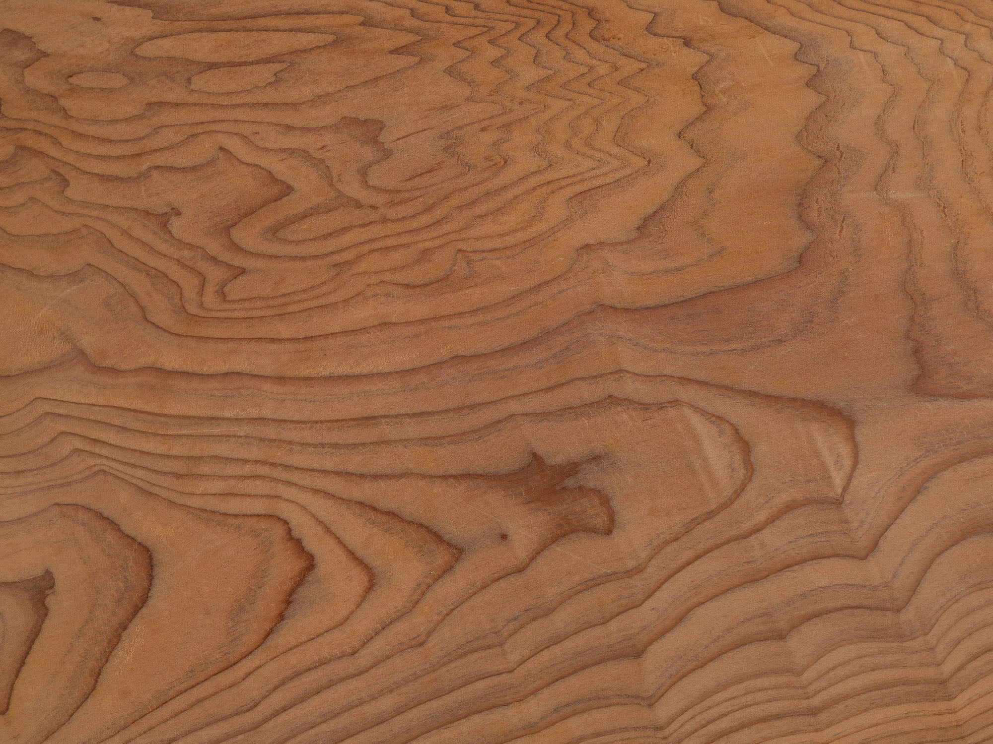 Plateau monoxyle senchabon en bois de cyprès, Japon (Fin de l'ère Showa)..Senchabon monoxyle tray in hinoki cypress wood, Japan (late Showa era)