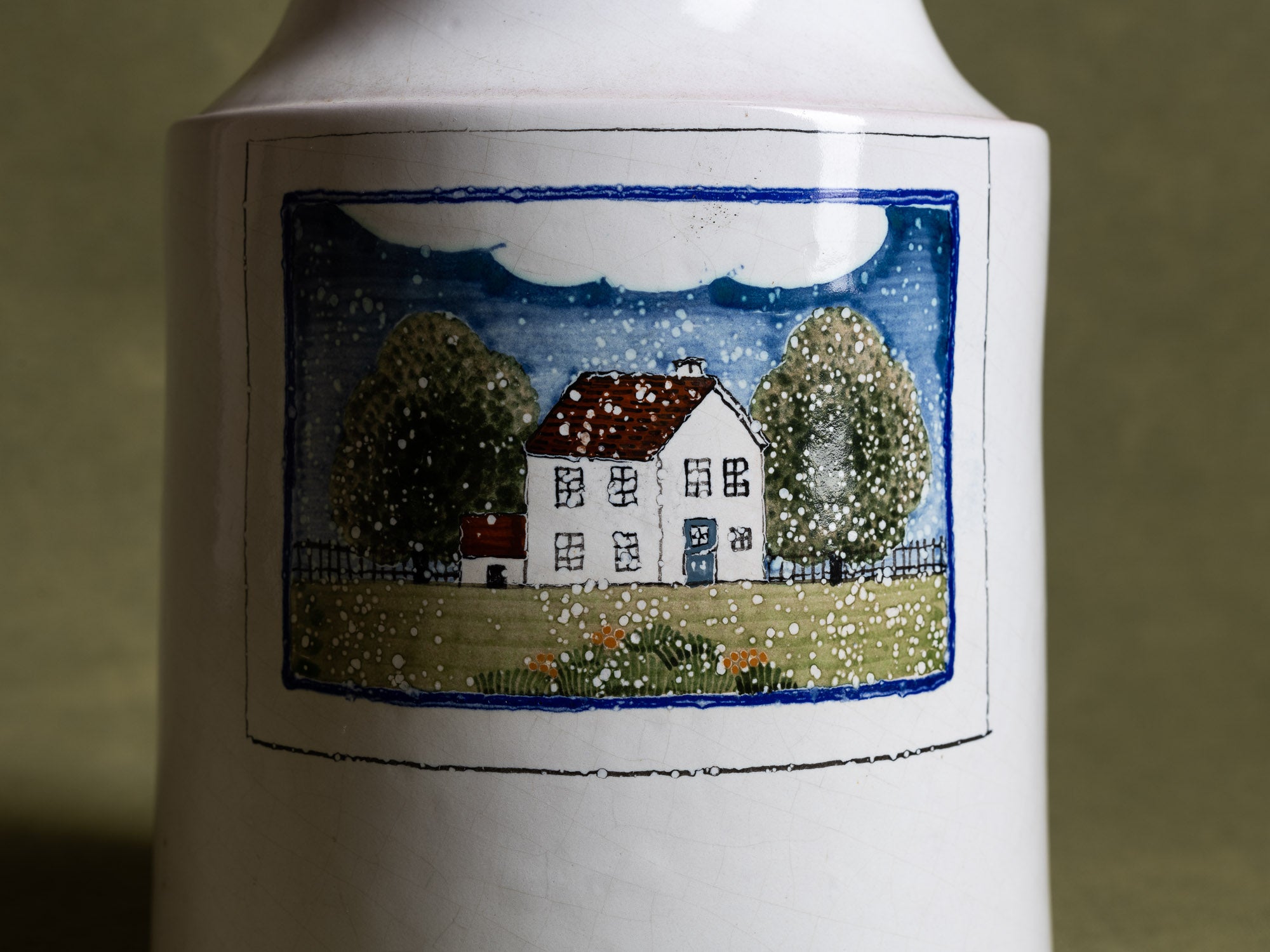 Vase‑Pot de Claude et Slavik Palley, France (vers 1970)..Pot by Claude & Slavik Palley, France (circa 1970)