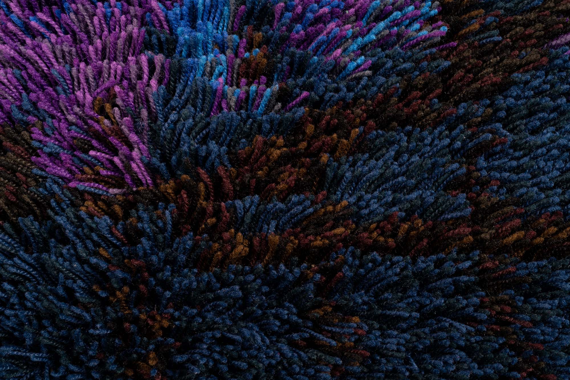 Tapisserie / Tapis Ryijy en laine, Finlande (vers 1968)..Ryijy rug / wall tapestry, Finland (ca. 1968)