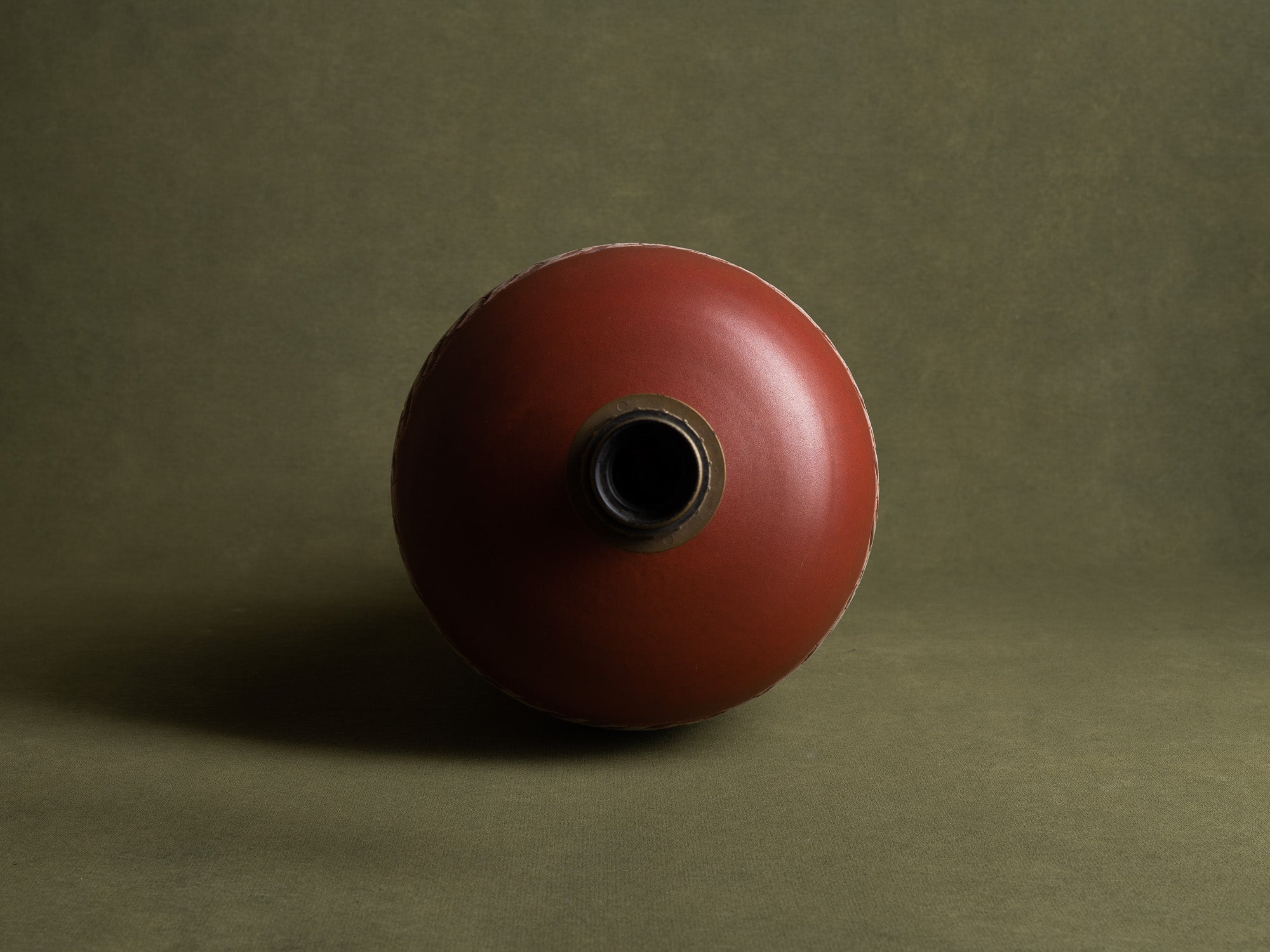 Rare grande lampe de table de Pol Chambost, France (vers 1935-36)..Rare table lamp by Pol Chambost, France (circa 1935-36)
