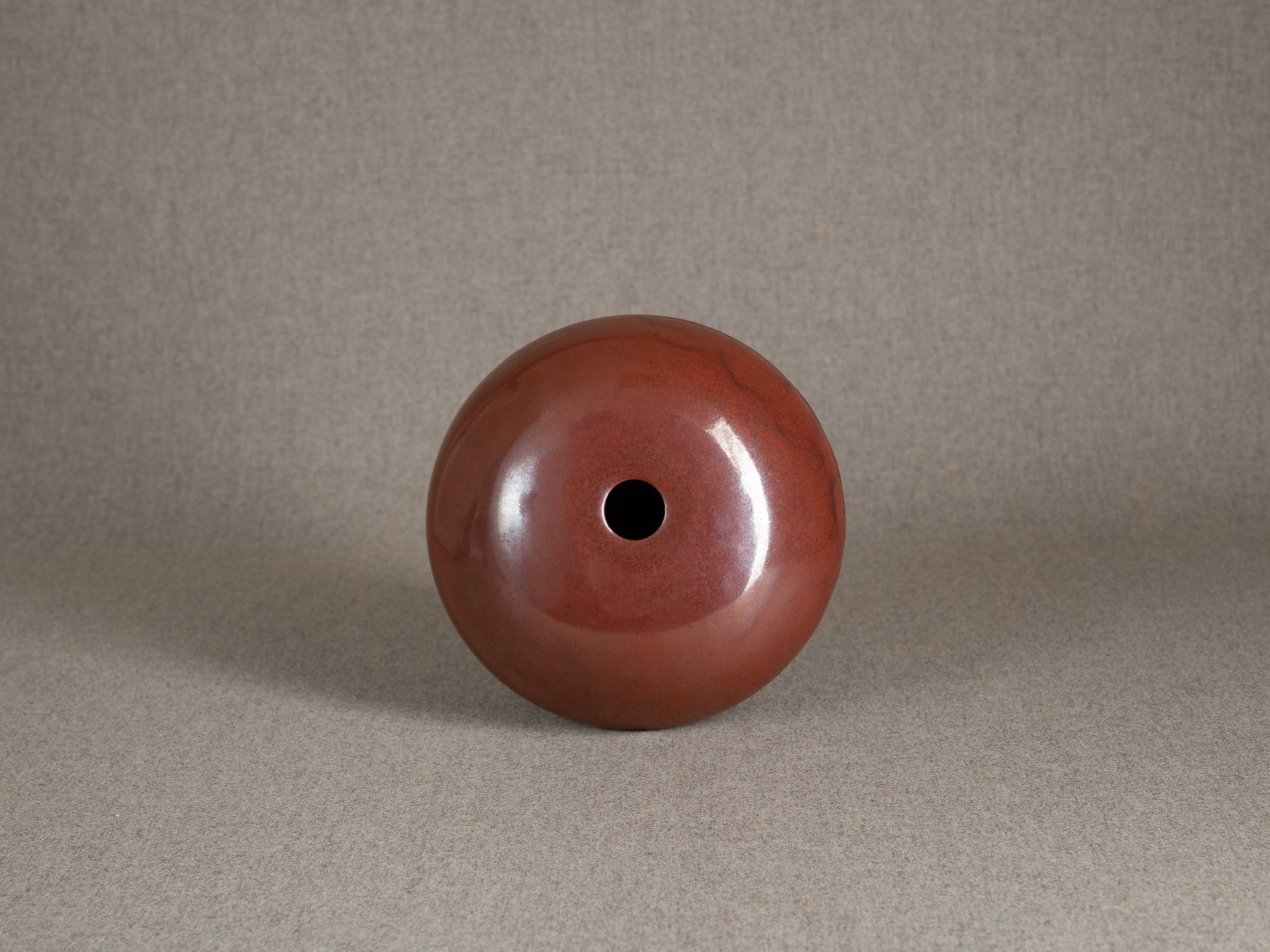 Rare vase soucoupe de Jacques Lacheny, France (1977)..Rare U.F.O vase by Jacques Lacheny, France (1977)