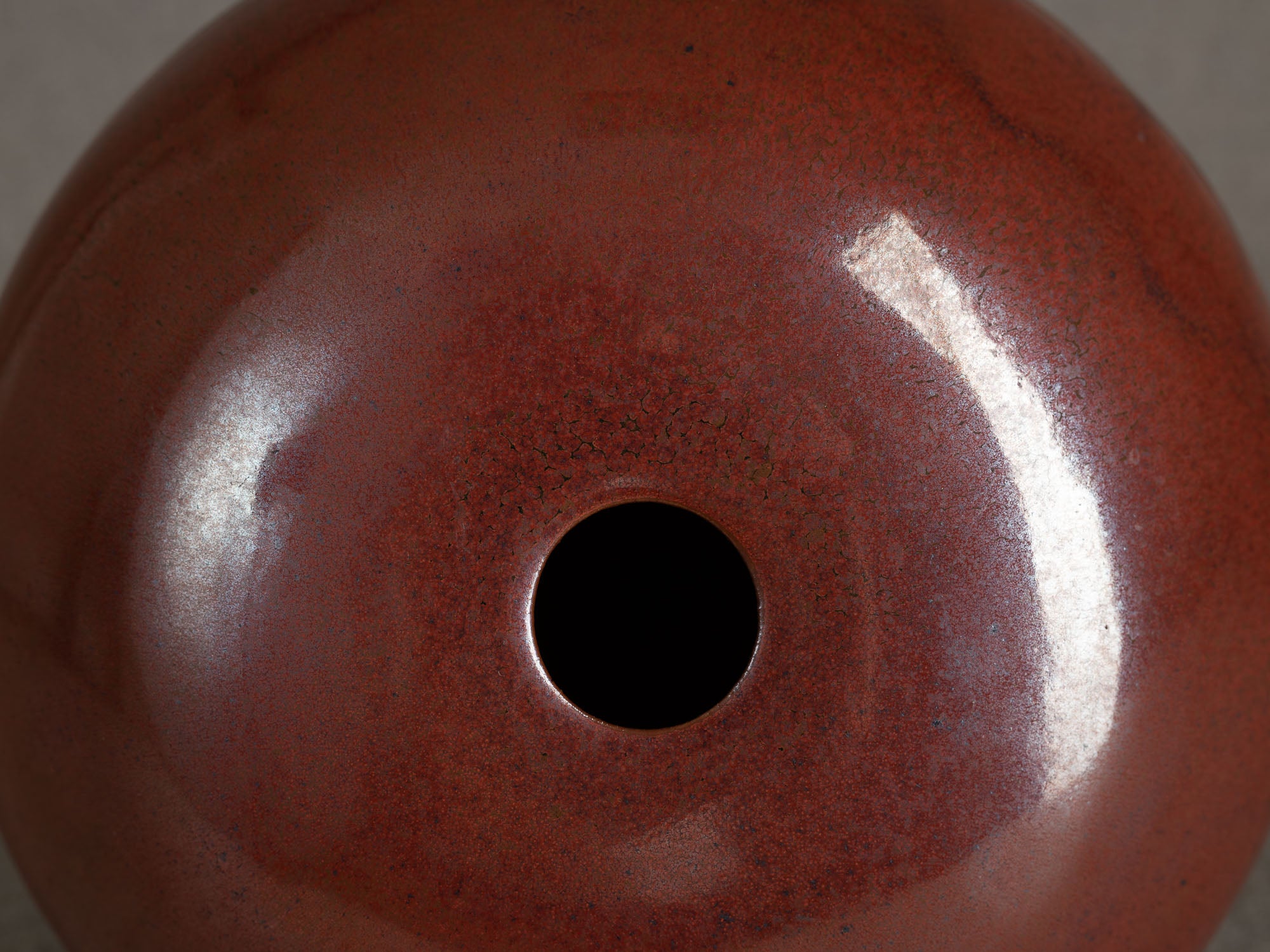 Rare vase soucoupe de Jacques Lacheny, France (1977)..Rare U.F.O vase by Jacques Lacheny, France (1977)