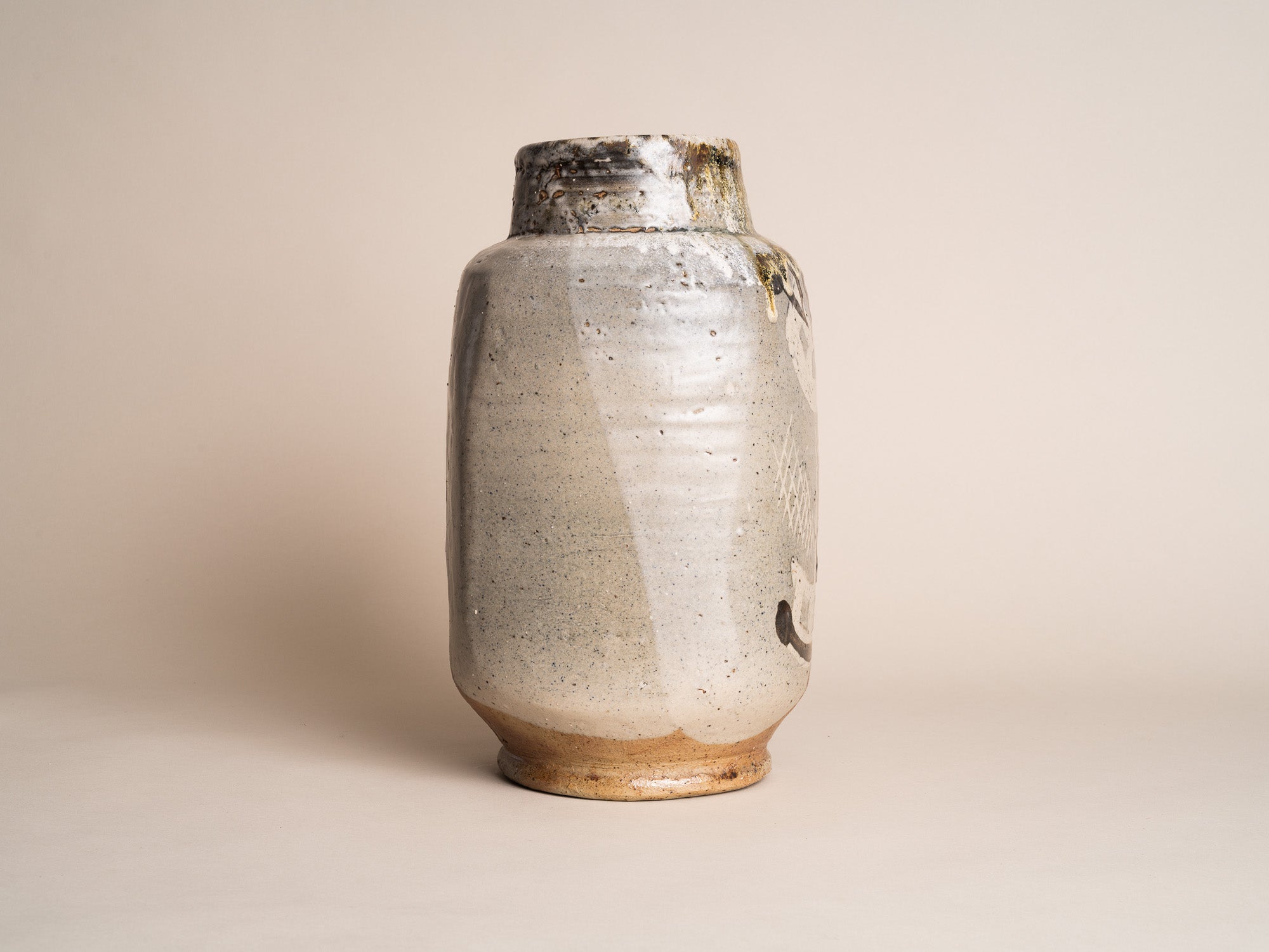 Important Vase de Janet Stedman à La Borne, France (Début des années 1970)..Important Vase by Janet Stedman at La Borne, France (early 1970's)