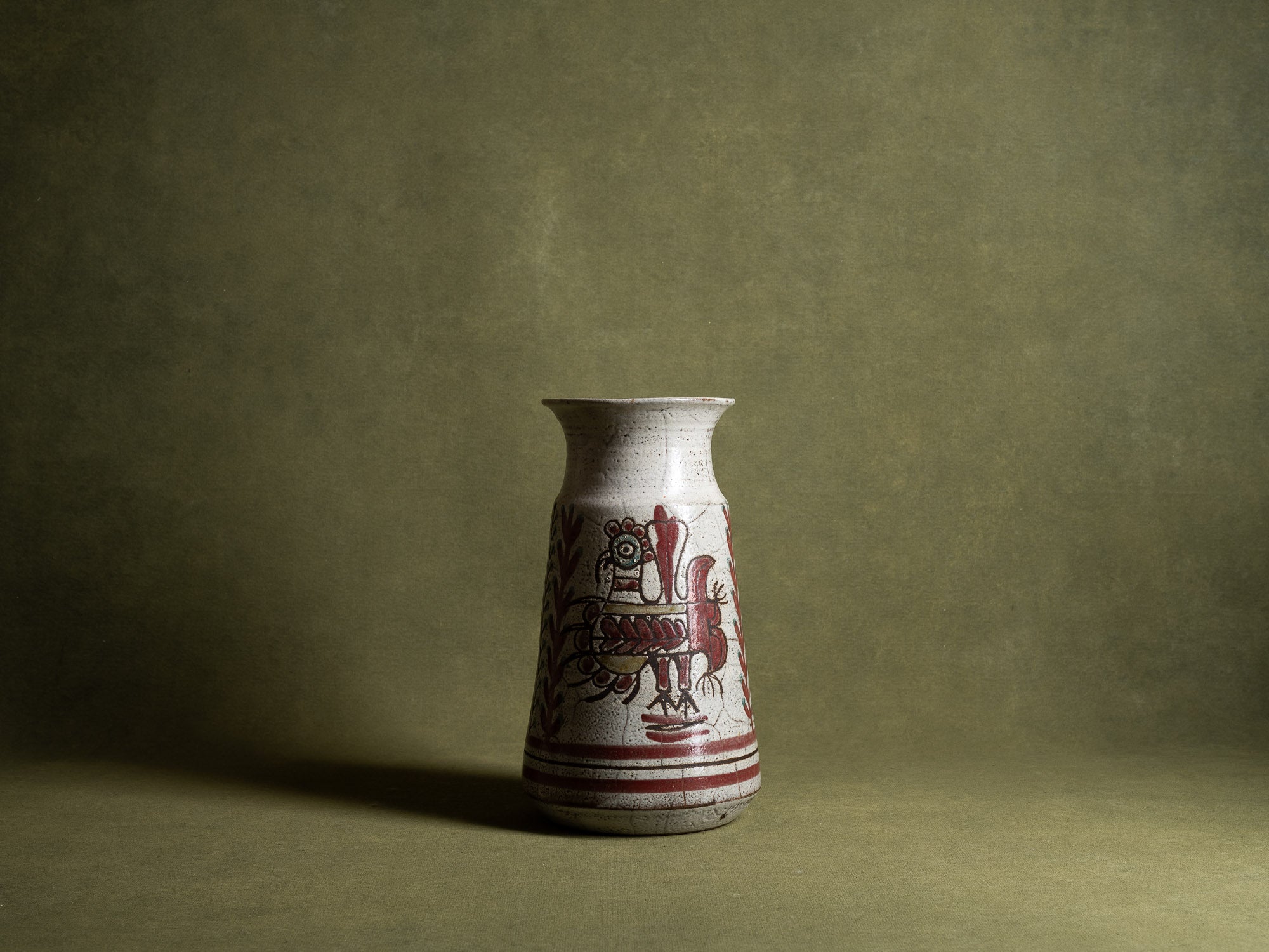 Important vase de Michel Barbier & Gustave Reynaud, Atelier du Mûrier, France (vers 1955-60)..Huge Vallauris vase by Michel Barbier & Gustave Reynaud, France (circa 1955-60)
