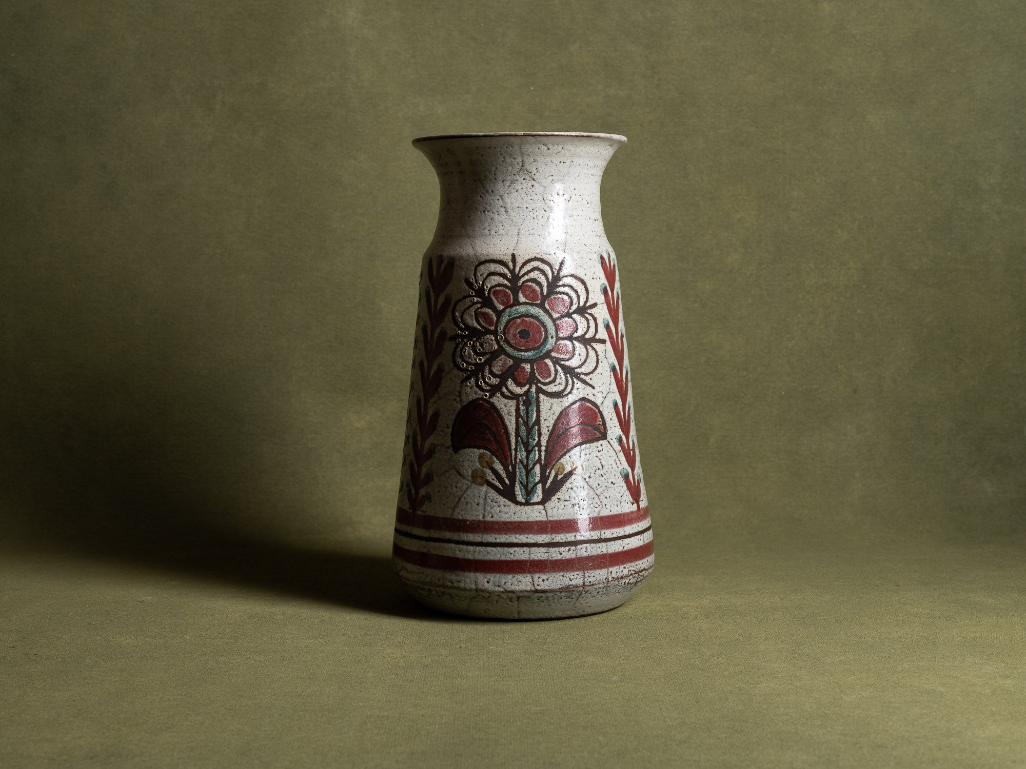 Important vase de Michel Barbier & Gustave Reynaud, Atelier du Mûrier, France (vers 1955-60)..Huge Vallauris vase by Michel Barbier & Gustave Reynaud, France (circa 1955-60)