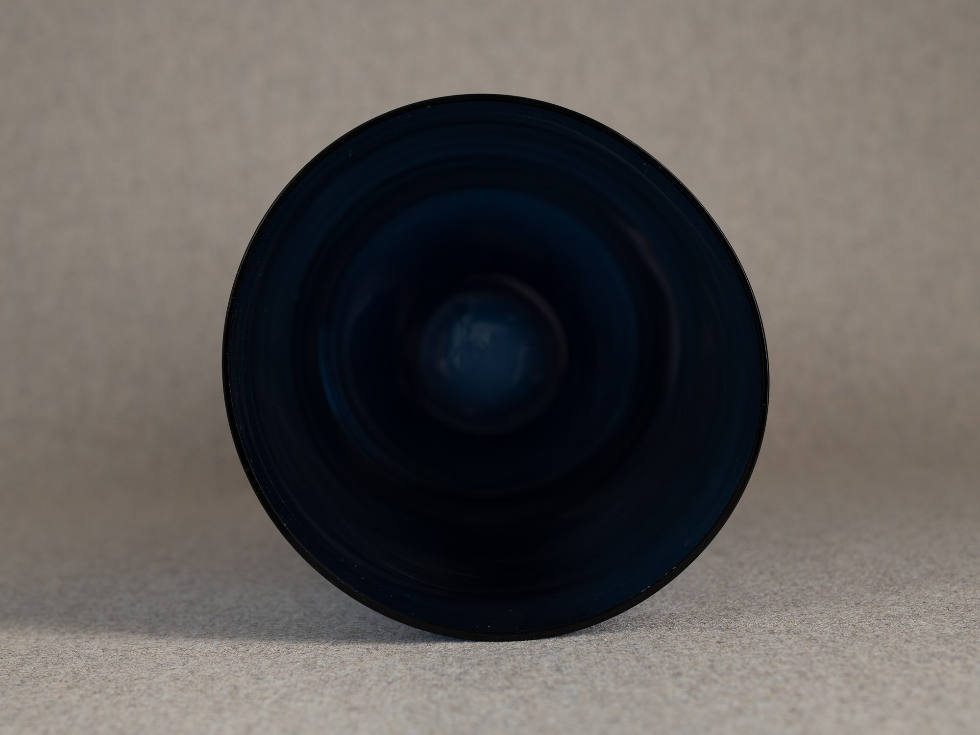 Grand vase bleu "Purtilo" de Kaj Franck pour Nuutajärvi Notsjo, Finlande (1967-72)..Large blue Purtilo vase by Kaj Franck for Nuutajärvi Notsjo, Finland (1967-72)
