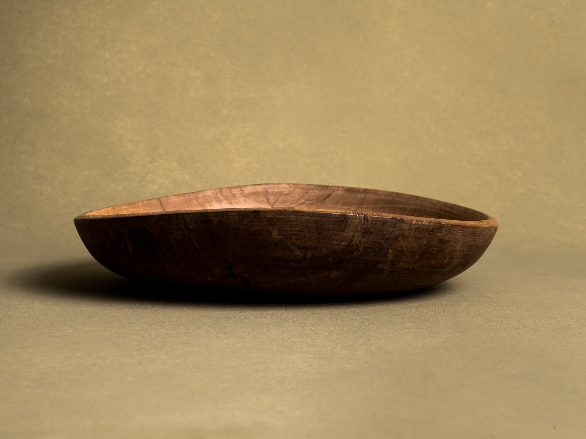 Rare et ancienne coupe de mariage en bouleau, art paysan, Norvège (XIXe siècle)..Unique Old birchwood carved wedding bowl, Peasant art, Norway (19th century)