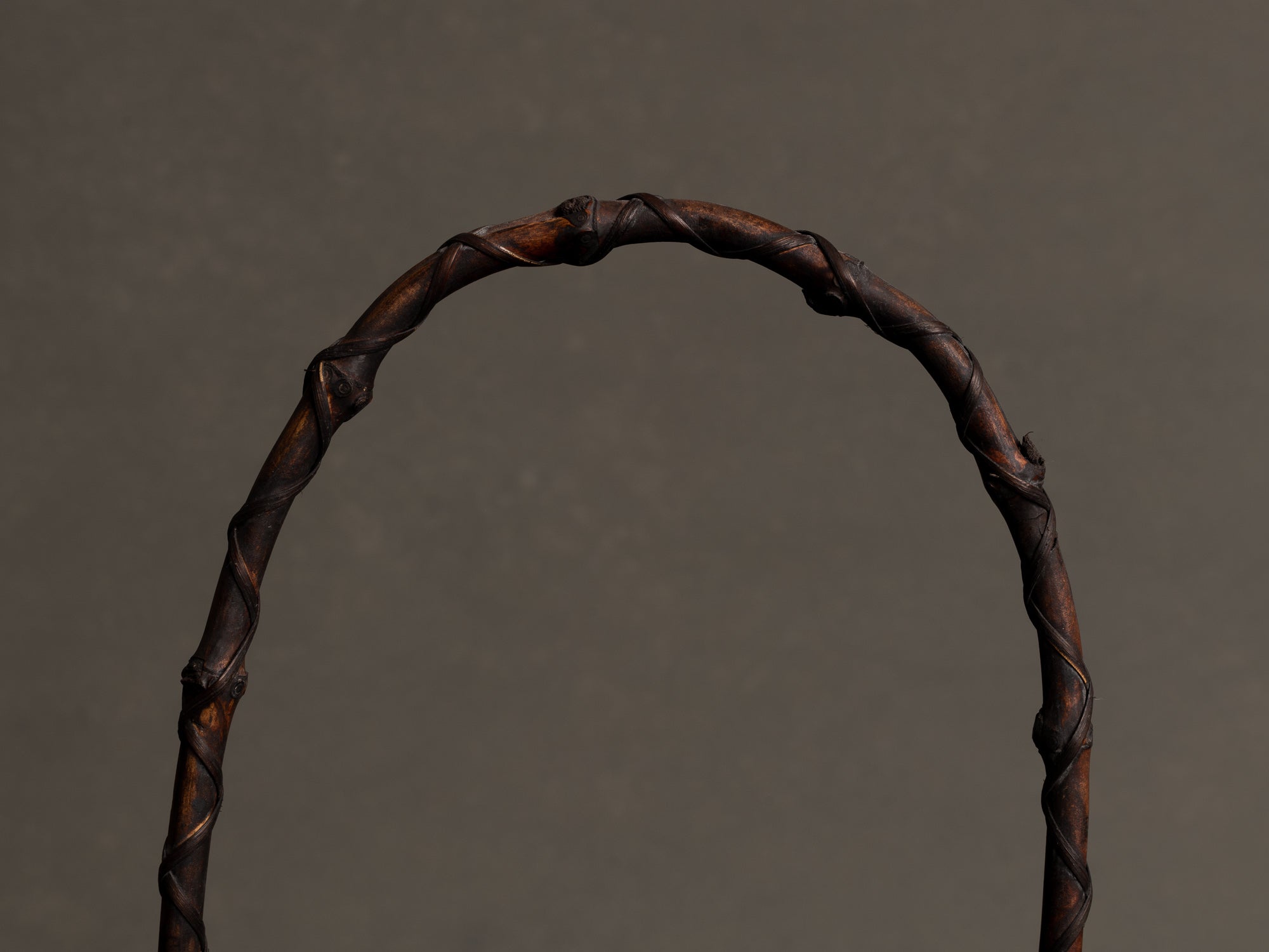 Hanakago, Panier en bambou pour l'ikebana, Japon (Ère Taishō / début ère Shōwa)..Huge Hanakago Ikebana bamboo basket, Japan (Taishō era / early Shōwa era)