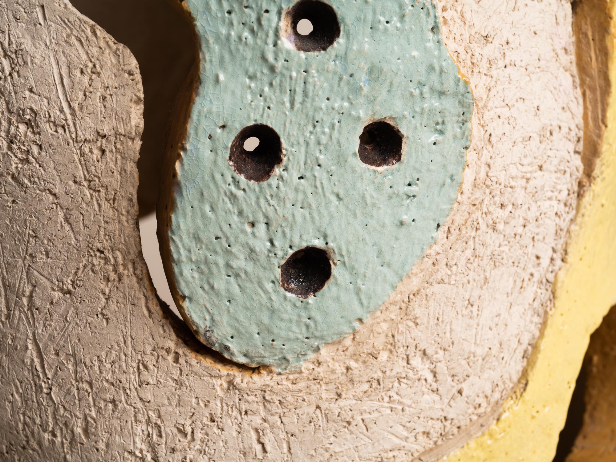 Lampe‑Sculpture postmoderne, France (vers 1985)..Sculptural postmodern lamp, France (Circa 1985)