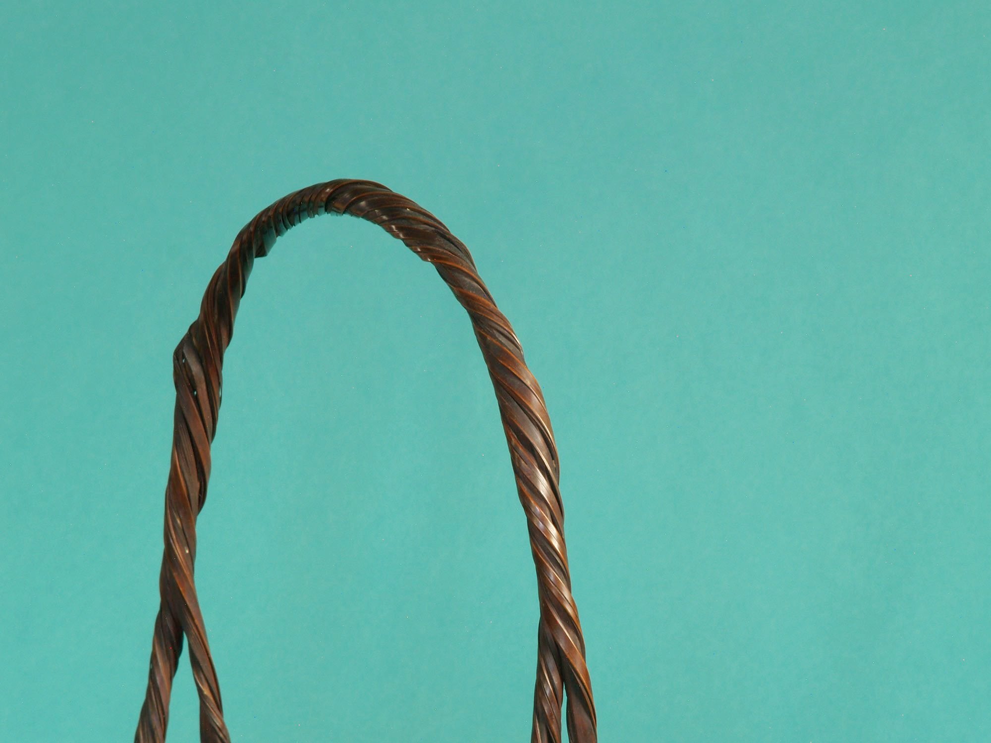 Hanakago, Panier en bambou pour l'ikebana, Japon (Ère Taishō / début ère Shōwa)..Huge Hanakago Ikebana bamboo basket, Japan (Taishō era / early Shōwa era)