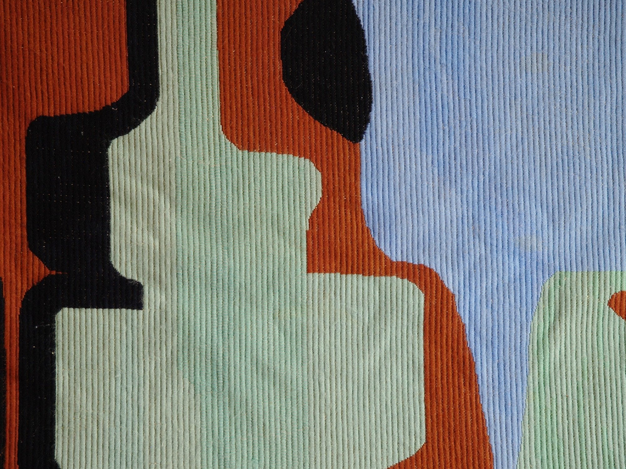 Tapisserie murale puriste par Philippe Bernard, France (vers 1955)..Purist wall tapestry by Philippe Bernard, France (circa 1955)