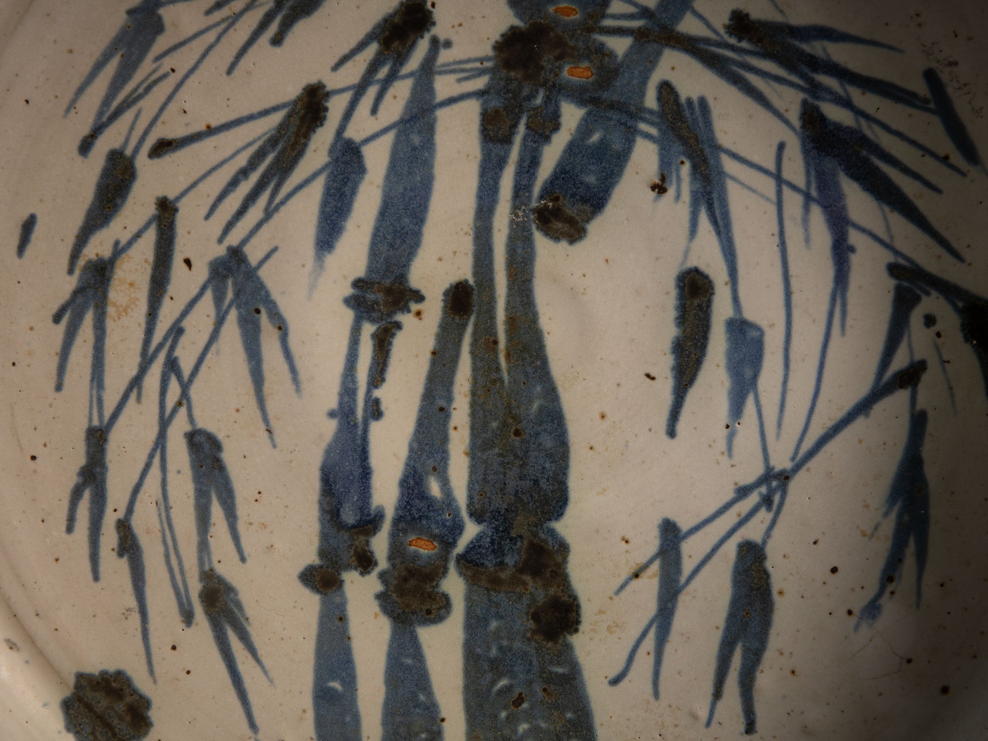Coupe en grès à décor sumi-e de Jacques Marchand, France (Vers 1975)..Stoneware bowl with sumi-e decoration by Jacques Marchand, France (Circa 1975)
