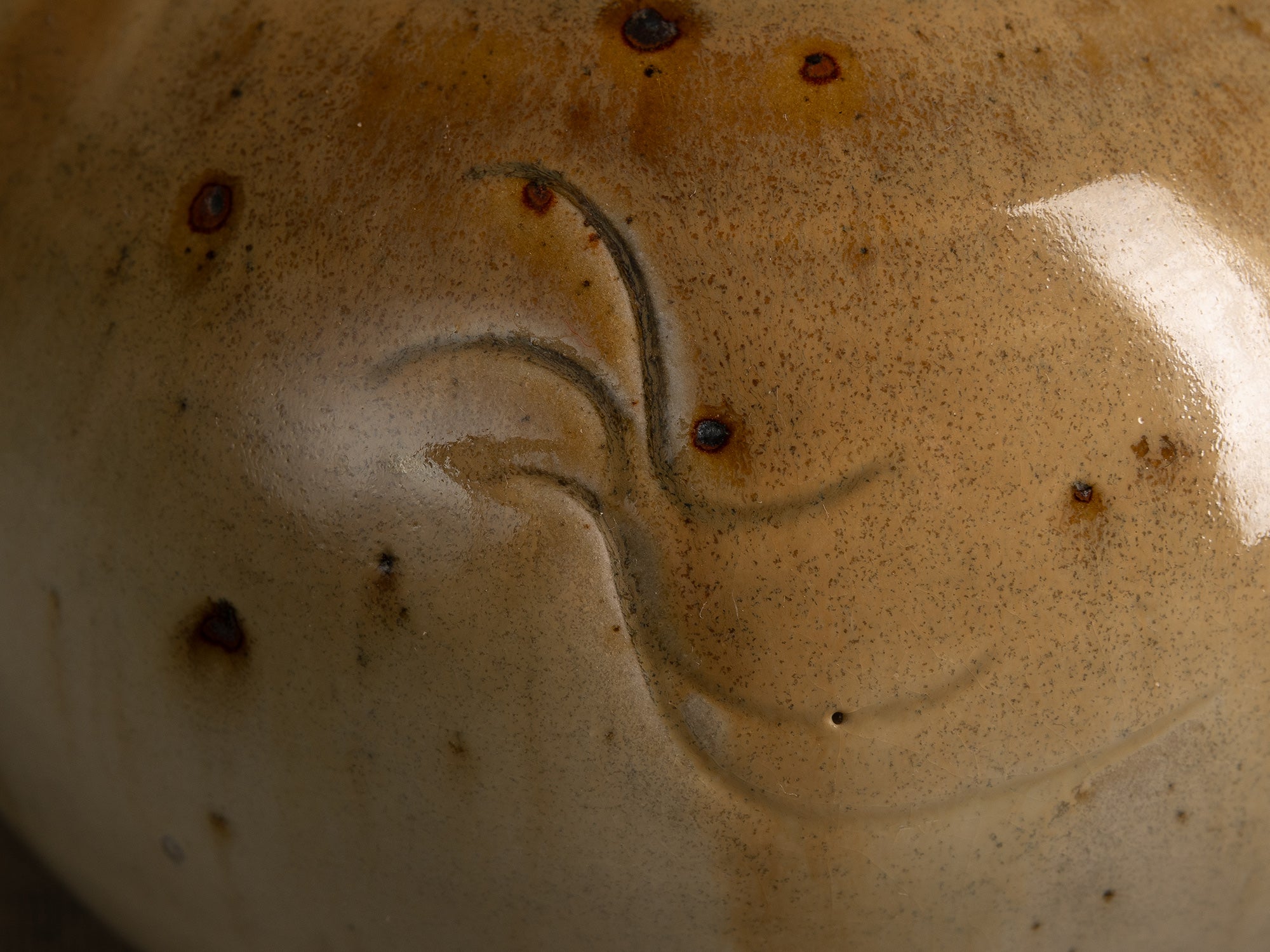 Théière en grès de La Borne par Jacques Villain, France (1975)..Stoneware teapot from La Borne by Jacques Villain, France (1975)