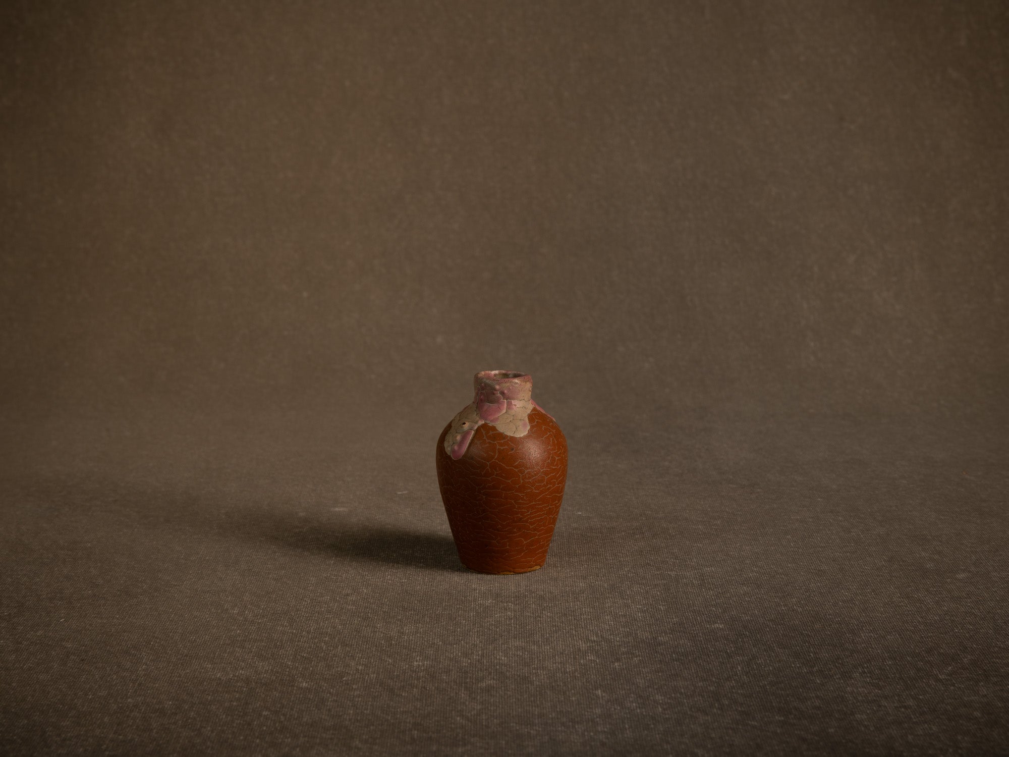 Cha‑ire, pot à poussière de thé en grès de l'École de Carriès, France (vers 1900-20)..Chaire, Carriès School stoneware tea dust pot / tea caddy, France (circa 1900-20)