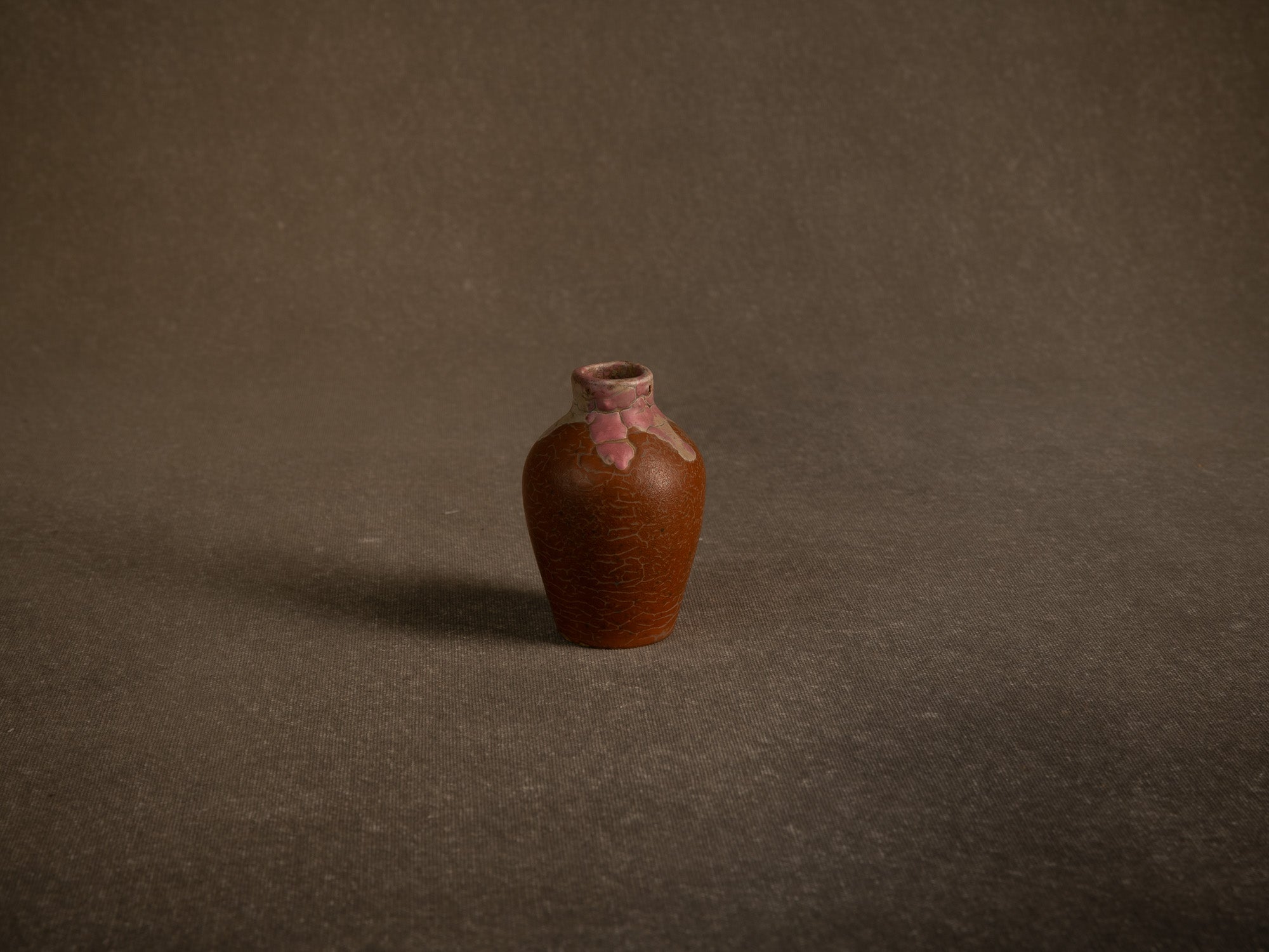 Cha‑ire, pot à poussière de thé en grès de l'École de Carriès, France (vers 1900-20)..Chaire, Carriès School stoneware tea dust pot / tea caddy, France (circa 1900-20)