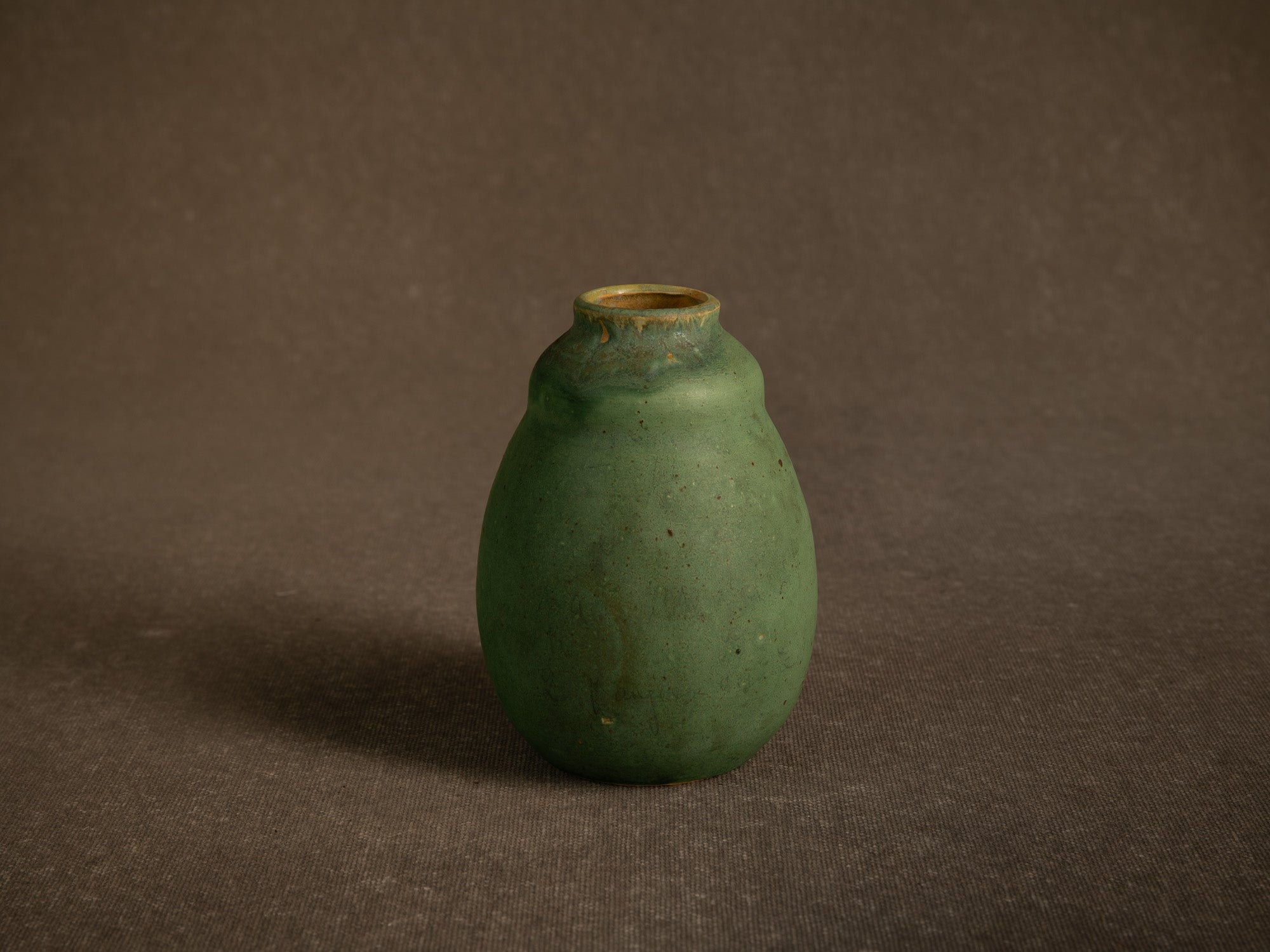 Vase tokkuri en grès de Jean Garillon à Soufflenheim, France (vers 1920)..Nice tokkuri gourd-shaped stoneware vase by Jean Garillon in Soufflenheim, France (circa 1920)