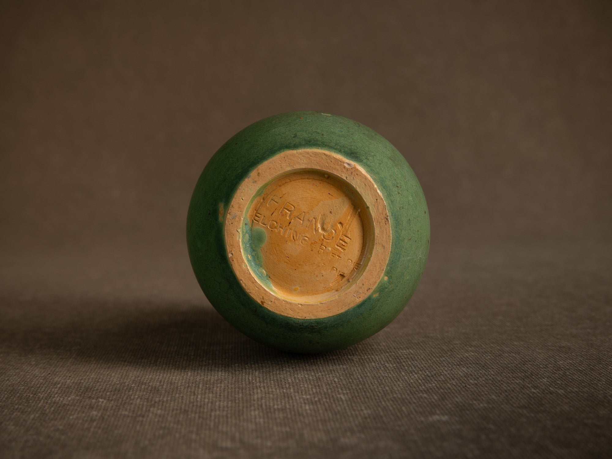 Vase tokkuri en grès de Jean Garillon à Soufflenheim, France (vers 1920)..Nice tokkuri gourd-shaped stoneware vase by Jean Garillon in Soufflenheim, France (circa 1920)