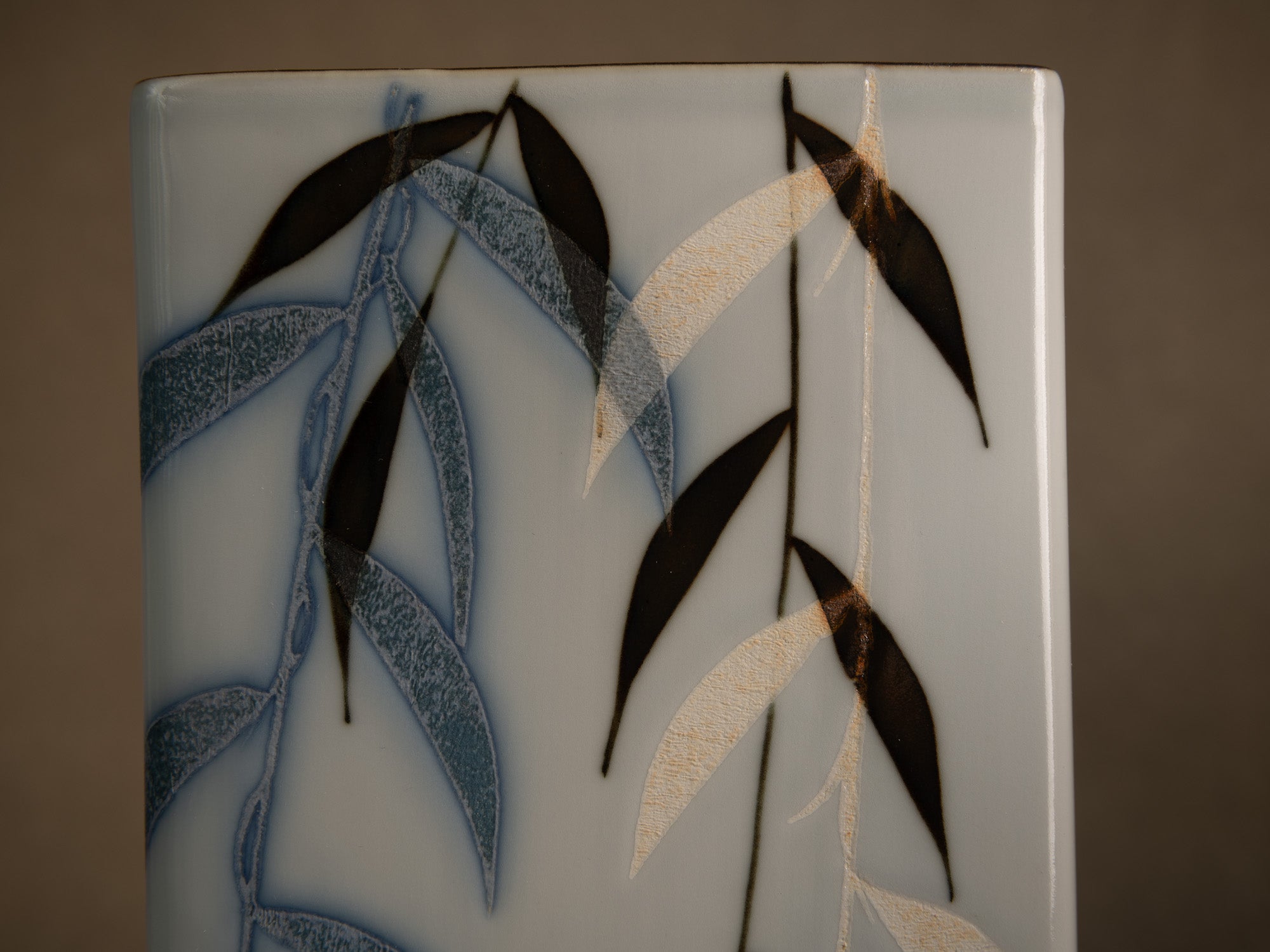 Vase "duet" en porcelaine de Ivan Weiss pour Royal Copenhagen, Danemark (vers 1985).."Duet" porcelain vase by Ivan Weiss for Royal Copenhagen, Denmark (circa 1985)