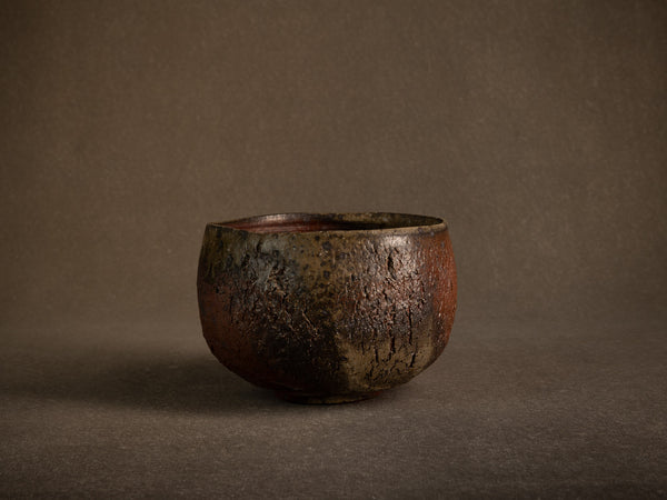 Coupe circulaire grès de Jean-Marie Foubert, France (vers 1995)..Circular stoneware bowl by Jean-Marie Foubert, France (circa 1995)