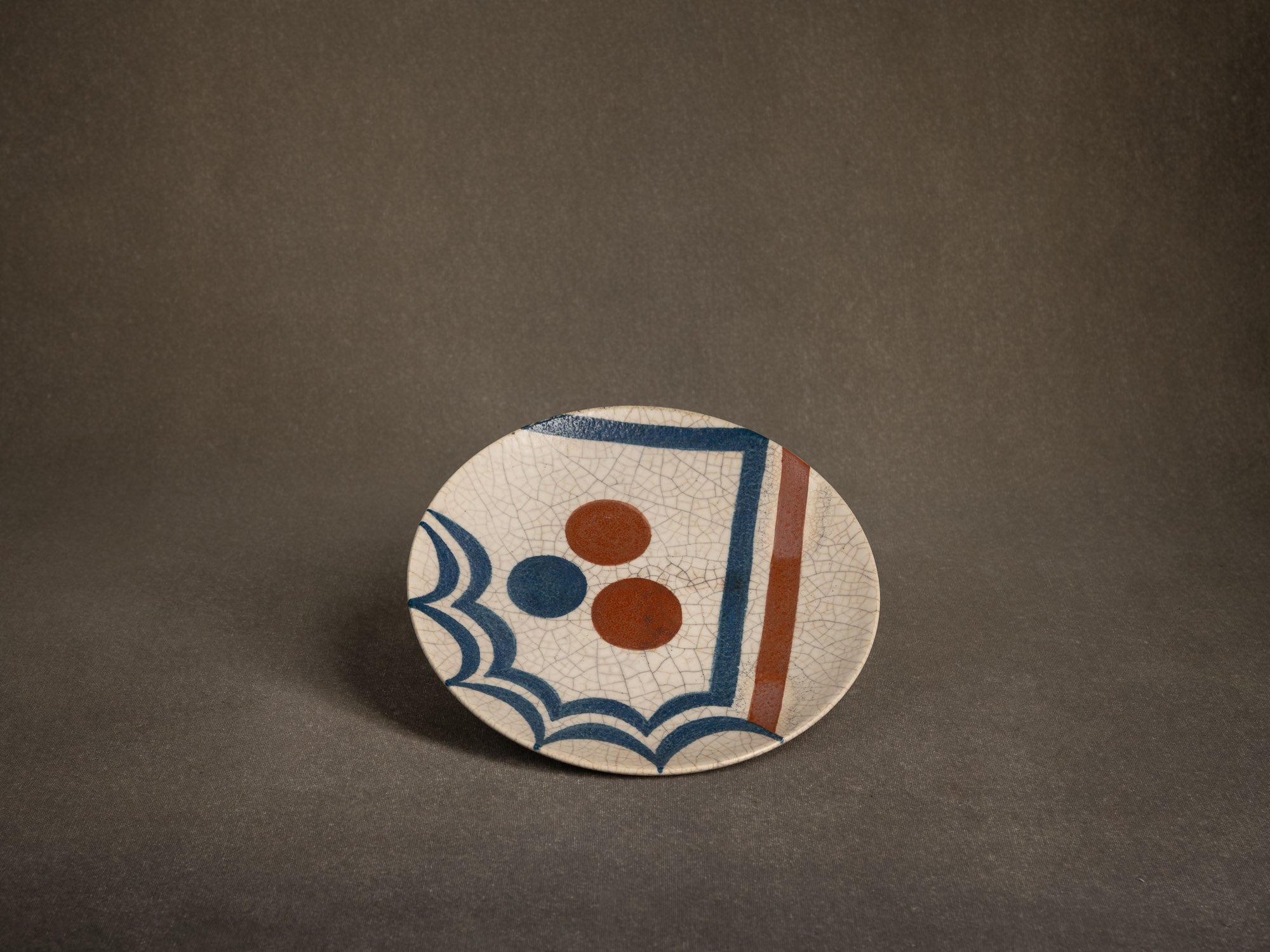 Coupe murale constructiviste par Claude Lévy pour Primavera, France (vers 1924)..Modernist wall hanging bowl / dish by Claude Lévy for Primavera, France (circa 1924)