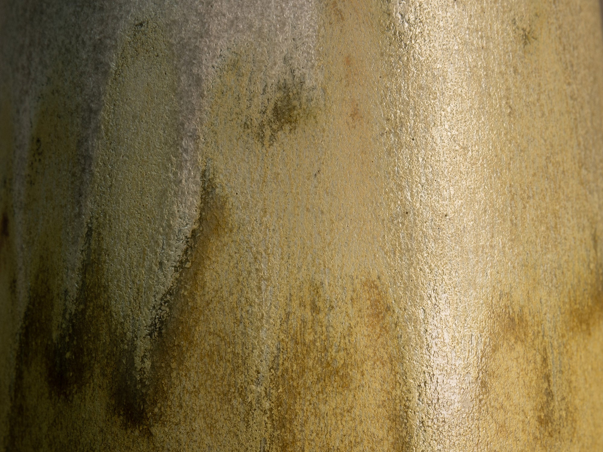 Vase‑bouteille en grès émaillé par Jean Cacheleux à Saint Amand en Puisaye, France (vers 1985)..Glazed stoneware vase by Jean Cacheleux à Saint Amand en Puisaye, France (circa 1985)