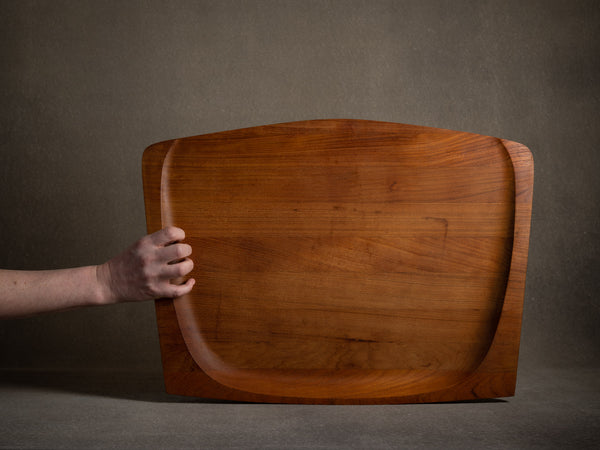 Planche / plateau en teck Model 817 de Jens Harald Quistgaard pour Dansk Designs, Danemark (1958)..Teak tray / board by Jens Harald Quistgaard for Dansk Designs, Denmark (1958) (Copie)