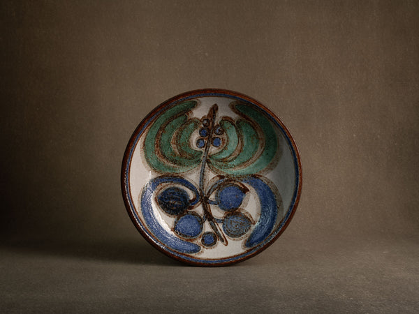 Grande coupe "Kaktus" de Noomi Backhausen & Poul Brandborg  pour Søholm Stentoj, Danemark (vers 1970)..Noomi Backhausen Cactus large bowl for Søholm Stentoj, Denmark (circa 1970)