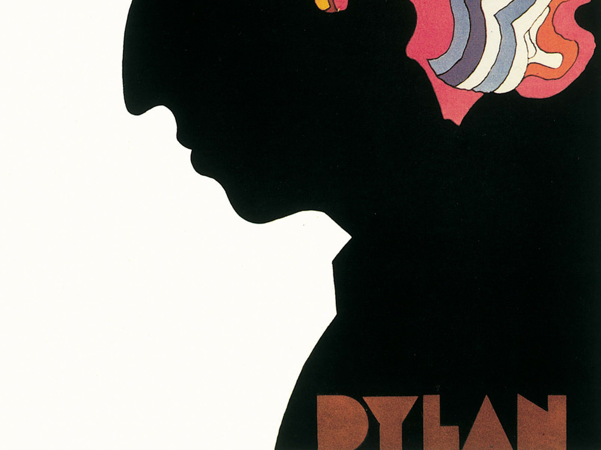 Affiche Dylan de Milton Glaser, Etats-Unis (1967)..Dylan Poster by Milton Glaser, U.S.A. (1967)