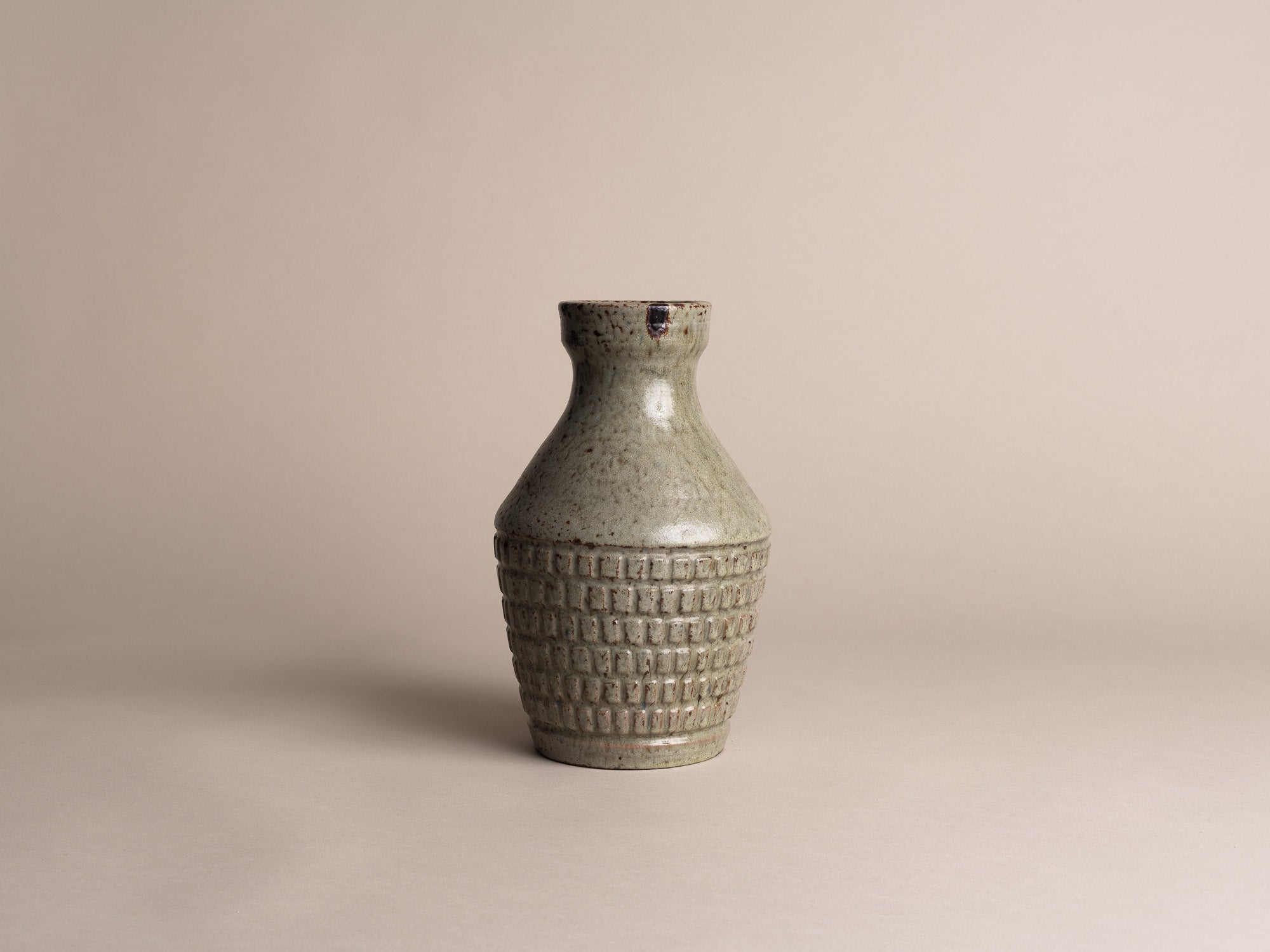 Rare vase en grès de Robert Picault, France (vers 1960)..Rare stoneware vase by Robert Picault, France (circa 1960)