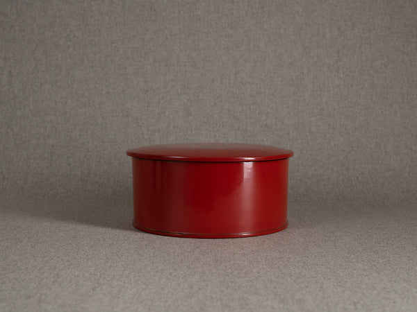 Ancienne boîte en laque rouge urushi, Japon (Première partie du XXe siècle)..Old urushi red lacquer box, Japan (First part of the 20th century)